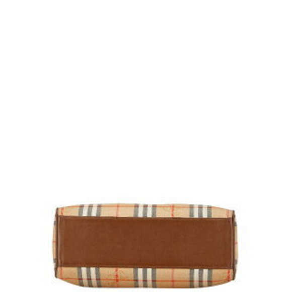 Burberry Nova Check Shadow Horse Tote Bag Handbag Beige Multicolor - Picture 4 of 10